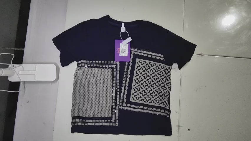 [440]GS   Plus Size Women's 2025 New Summer Short Sleeve T-Shirt, 100% Cotton Trendy Loose Fit Tummy Control Slimming Top