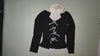[857]MM  Women's Autumn Patchwork Bow Knit Top with Slim Fit Design, Double-Layered Inner Layer Base Top