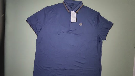 [103]GM    [Promotional Price] Zojia Summer Business Men's Casual Short Sleeve Polo Shirt Plus Size Loose Fit Collar T-shirt