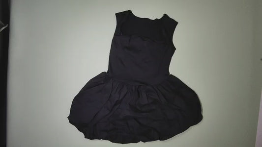 [498]MM  [Promotional Price] Sleeveless Halter Dress for Women and Children, Spring and Summer, Petite French Sweet and Spicy Waist-Cinching Slimming Ballet Ruffle Skirt