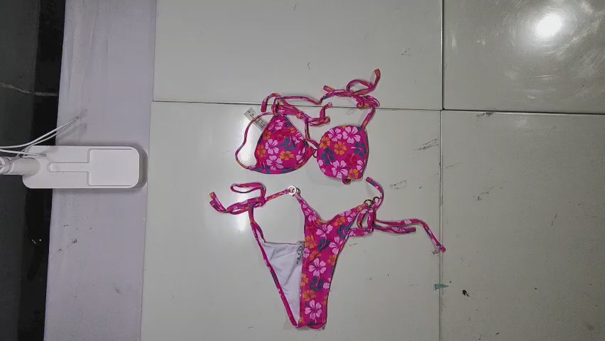 [224]MM  Amber Outer Single Bikini Triangle Cup Sexy Strap Bikini Women's Swimsuit Color Sexy with Chest Pad