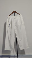 [071] Omi曬布 Summer Thin Elastic Nine-Point Straight Casual Pants for Women, 100% Cotton Imported from Japan, New Summer Arrival