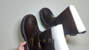 [489]M  [Promotional Price] Daphne Mellard Martin Boots for Women 2025 Spring/Autumn New Thick Sole Knight Boots Western Short Boots Denim Boots