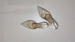[326]MM  Rhinestone Sandals Women's Designer Exclusive Crystal Ankle Ring High Heels Summer Women Thin Heels Pair with Skirts