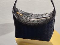 [624] NM  High-end custom pomegranate skirt full leather handwoven lunch box bag underarm bento bag