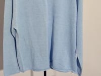 [665]G  GZQJ [Water Ripple Diary] Ou Ruofeng Relaxed Round Neck Air Conditioning Cover-Up Lightweight Sun Protection Knit Top