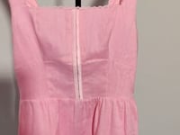 [740]G   RETURN SELF/New Belted Boat Neck Cotton Linen Reformation Dress Skirt for Women