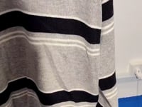 [349]G  Relez Basilan Wool Crew Neck Vintage Stripe Women's Spring New Arrival Fashionable Versatile Elegant Top