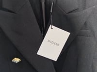[646]N  Balmain Gina Spring 2025 New Collection Double-Breasted Lion-Button Tailored Elegance Suit Dress Jacket
