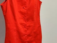 [477]G    Mirror French Vintage Unique Design High-End Slimming Sleeveless Waist-Tailored Tank Top Dress