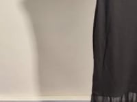 [589]G   5werkwen South French Holiday|Two-way Strapless Net Lace Patchwork Knit Halter Dress Sophisticated Long Dress