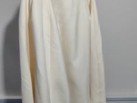 [626]G    SISI JIANG "Nanyang Qianjin" Autumn French Pearl Bow A-line Long Skirt Fashion Set