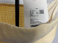 [459]M  COUNTONME French Romantic 100% Linen Pleated Design Strapless Top Women Bloomer Skirt Skirt Set