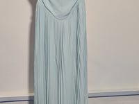 [669]GM     Time-Consuming Handcrafted Pleated Elegant Strapless Long Dress High-End Dress