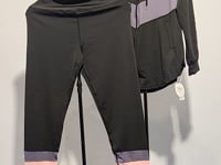 [816]G  NextKiss UK Plus Size Women's Spring and Autumn Yoga Suit Set 200-Pound Butt-Covering Running Sports Fitness Wear