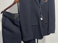 [722]N ¡¾Promotional Price¡¿Men's Wedding Suit Groom Western Suit Set Men's Business Formal Casual Korean Style Slim-Fit Three-Piece Set