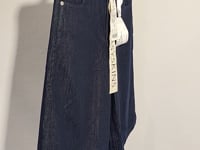 [181] FANTASYSKINS Lyocell Enzyme-Washed Raw Denim Jeans / Airy Mid-Rise Long Pants or Slightly A-Line Mid-Length Shorts