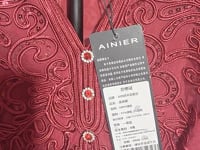 [049]MM  Mid-age high-end mother outfit wedding banquet dress  summer V-neck happy mother-in-law ceremony dress petite short-sleeve dress