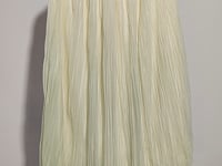 [152] Korean Gradient Color Pleated Midi Skirt for Women, Summer New Arrival, Loose Fit, Slimming Tulle Fabric, Fairy-Style Layered Skirt