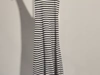 [731] [Carnival Price] Women's Summer New Cross Strap Cotton-Linen Stripe Knit Dress EBD2DRST18