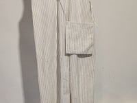 [790] LDOO Shop's imported Cotton. Loose-cut vertical stripe sleeveless dress and collar dress from Japan