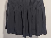 [575] Northbu South A-line low-waist lightweight casual ruffled pleated midi skirt