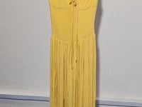 [252]N YZZIHE | "Morning Mist in the Clouds" Inspiration Muse French Lace Knit Cami Split Maxi Dress