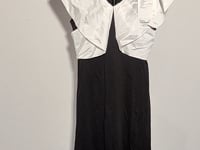 [717]N [Party Price] Gapia Women's Summer 2025 New Commuter Dress Unique Butterfly Collar Dress 1E7R4H040