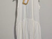[705]G    Du Shang Zhi Zao 11-count Pure Linen Enzyme-washed Soft, Dry, Breathable A-line Sleeveless Midi Dress for Women Lightweight Summer Style