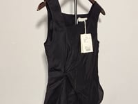 [848]G   [In Stock] Lilylikes "Leading Lady Ensemble" Twill Linen Camisole Knot Long-Sleeve Blouse
