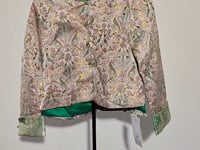 [101]G   [Carnival Price] High-end silk gold-thread Song brocade jacquard women's short jacket spring/autumn new casual loose new Chinese style national trend top