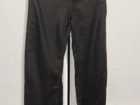 [969]GM  Imported 100% Fine Linen Relaxed Lazy Airy Crescent Knife Pants