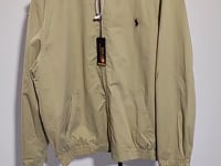 [407]G   Actual photo of in-stock spring/autumn jacket for men and women, double-layer pure cotton old money style Harrington G9 khaki jacket for elderly party members