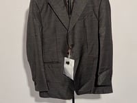 [879]G   PAPER Set 40,000 Italian Neapolitan Suit Business Commuter Slim-fit Single-breasted Wedding Tuxedo