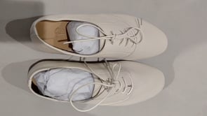 [060]G   By Koufansha 2025 Spring New Comfortable Women's Single Shoes Genuine Leather Flat Shoes Lace-Up White Small Leather Shoes
