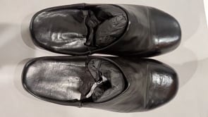 [948]NM  First-layer horse leather, washed and distressed, round-toe casual versatile slip-on outdoor sandals, Japanese-style vintage leather shoes