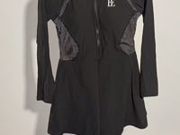 [882]G   BE VANDAAN  Long-Sleeve Dress-Style One-Piece Swimsuit for Women, Premium Feel, Plus Size, Slimming, Hot Spring Swimwear