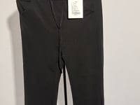 [175]N Old Yang's Private Wardrobe / LL Bare-Sensation Yoga Pants - Black Draping Elastic High-Waisted Slimming Black Straight-Leg Casual Pants