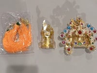 [167]N Rhinestone Divine Crown Guangze Zunwang Baosheng Dadi Headpiece Li Fu Zhu Fu Qiansui Zao Gong Yanping Junwang Headwear