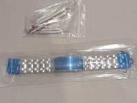 [734]N Omega Seamaster 300 watch band, original steel watch strap, men's stainless steel strap with micro-adjustable buckle, watch band accessory