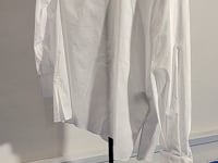 [572]M  DeesseSicile Premium Smart Elegant White High-Count Cotton Off-the-Shoulder Blouse for Women
