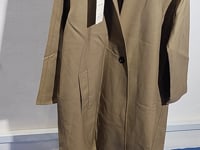 [491]G    ROMI STUDIO "Elegant New Look"  Spring  Lightweight Straight-cut Suit Collar Trench Coat, Style No. 441W1022
