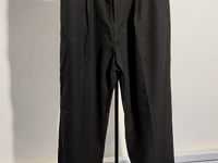 [868]M   OPICLOTH/OPIC Arc-seam easy-care loose straight-leg casual drape pants with half-elastic waistband, unisex
