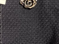 [153]G   Autumn/Winter White Heavy-Beaded Wool Tweed Chanel-Style Women's Short Fashion Elegant Fitted Jacket