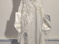 [321]NM  Satin Light Wedding Dress, Strapless Engagement Dress, Mermaid-style Bridal Send-off & Toast Gown