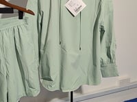 [323]M   MEIYANG 【In Stock】Private Label Sun Protection Set, UPF50+ Loose Hoodie and Shorts - Wednesday