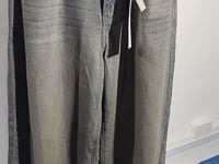 [703]NM   Heavy Wash Vintage Low-Rise Rhinestone Stoned Low-Rise Loose Wide-Leg Jeans