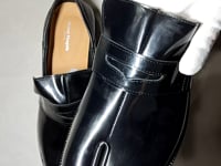 [655]N Sheep Hoof Ninja Tabi Split-Toe Women's Flat Pig Trotter Thick-Loafer Horse Hoof Single Shoes Pig Foot Shoes Unisex