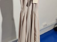 [078]N A moment [Flora] draping red dress women spring mid-length extra-large A-line skirt evening gown