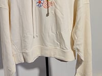 [805]NM  Official Authentic Trefoil Women's Printed Short Hoodie Pullover GP3495
